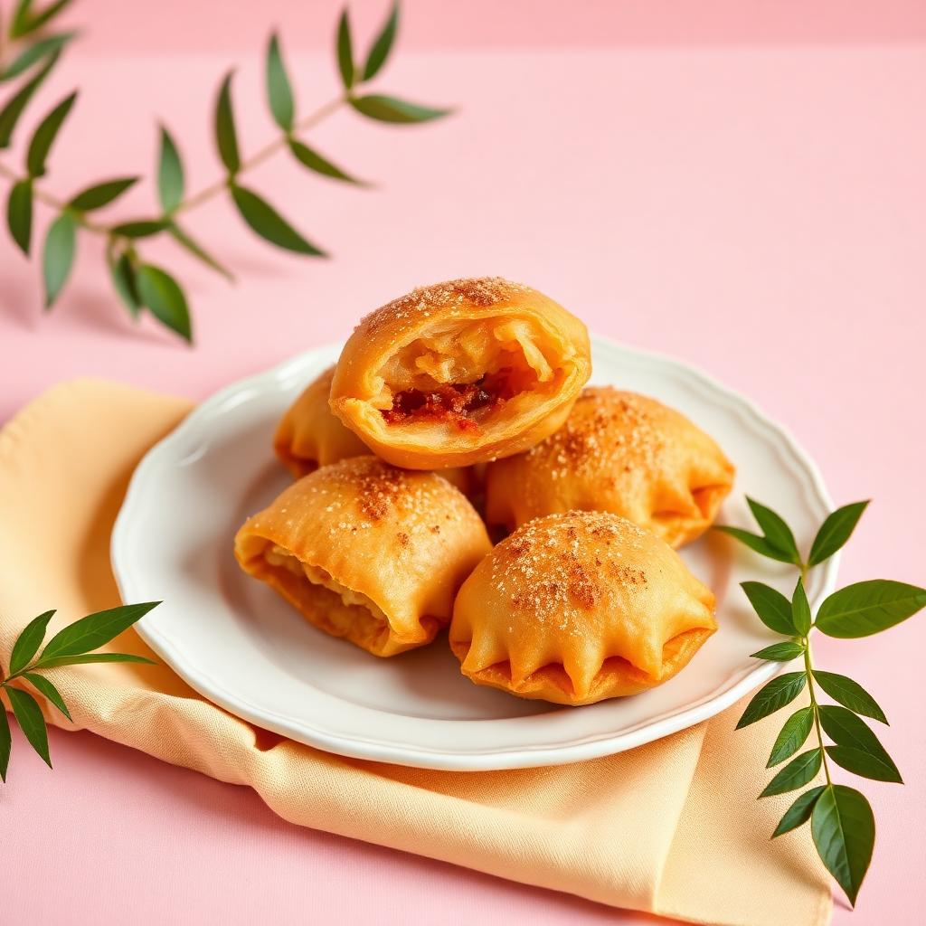 Salgadinhos deliciosos e estaladiços